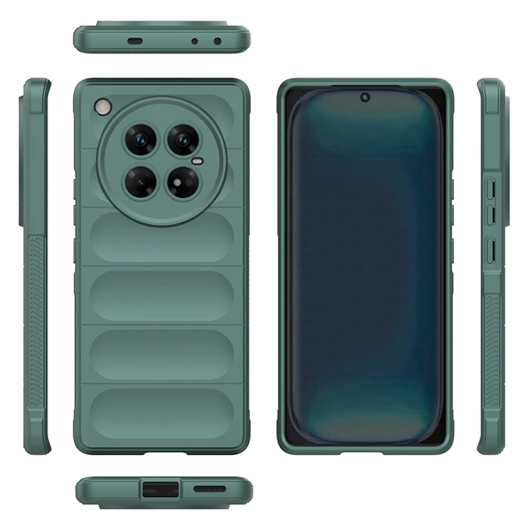 İnfinix Zero 40 5G Kılıf Esnek TPU Oyuklu Arka Yüzey Tasarımlı Etnik Silikon Kılıf - Resim 6