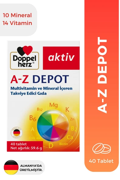 Doppelherz A-Z Depot Multivitamin 40 Tablet ürün görseli