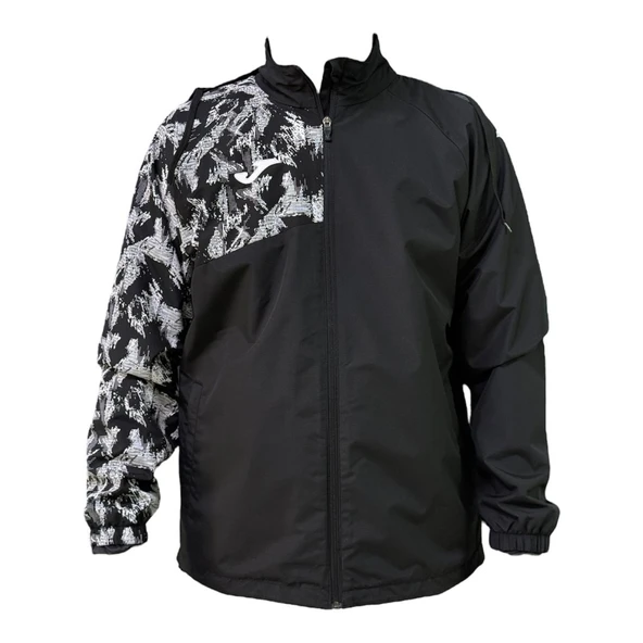 Joma Premium Erkek Siyah Yağmurluk