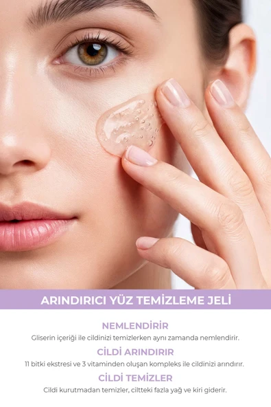 GentleWash Yüz Temizleme Jeli 200 ml - B3, B7 Vitamini, Gliserin ve Panthenol İçeren Jel - 5