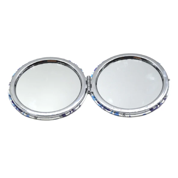 Keops Cep Makyaj Aynası Kare Çift Taraflı Sulu Tasarım Kapak 612153 - Resim 2