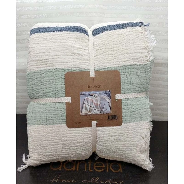 Dantela Gloria Soft Müslin Pamuk Anti-Alerjik Çift Kişilik Yatak Örtüsü (240x260) - 2