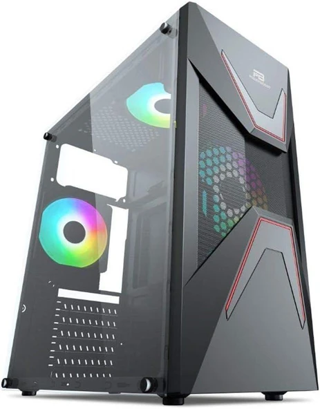 Power Boost VK-G3621C Rainbow Fanlı ATX Oyuncu Kasası Outlet ürün görseli 1
