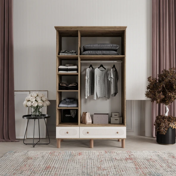 Comiet Soho 3 Kapaklı MDF Aytaşı Gardırop - 3