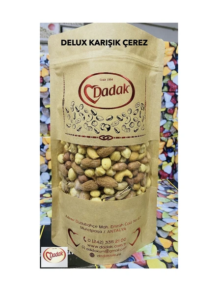 Dadak Lokum ve Kuruyemiş Kuruyemiş Delux Karışık Çerez 1 kg - Resim 2