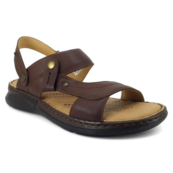Forelli Ural 25YS Erkek Anatomik Sandalet Taba - 1