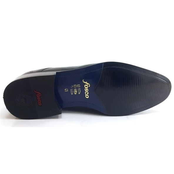 Fosco 2886 Klasik Erkek Ayakkabı Siyah Rugan - Resim 4