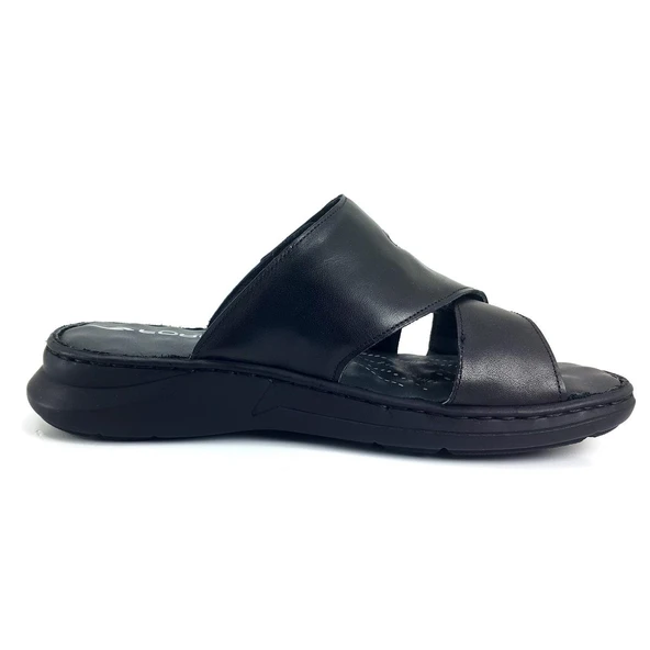 Forelli Berke 24YT Erkek Anatomik Günlük Terlik Siyah - Resim 3