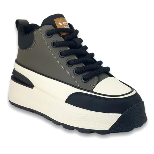 Guja 301 1 24KB Kadın Sneaker Günlük Bot Gri ürün görseli 1