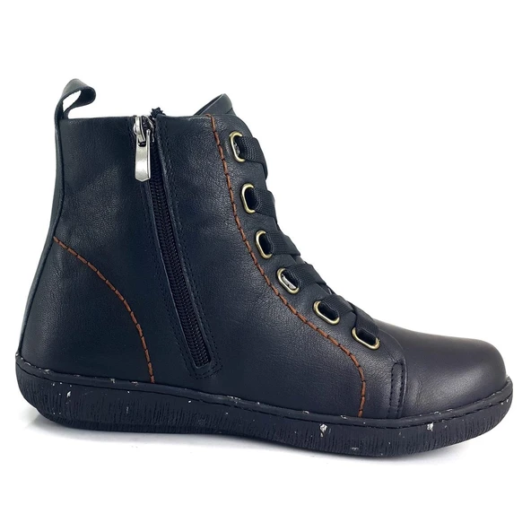 Mammamia 1965 24KB Kadın Günlük Bot Siyah - Resim 3