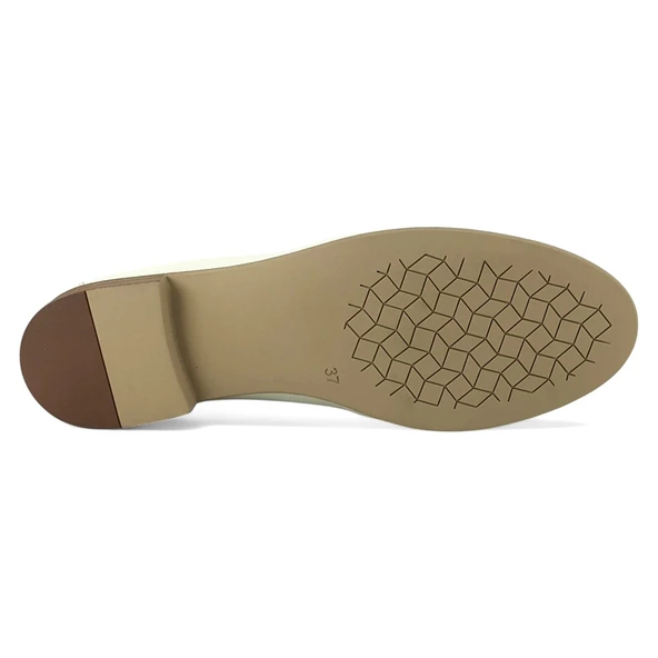 Beety 01 25YA Kadın Günlük Babet Bej - Resim 4