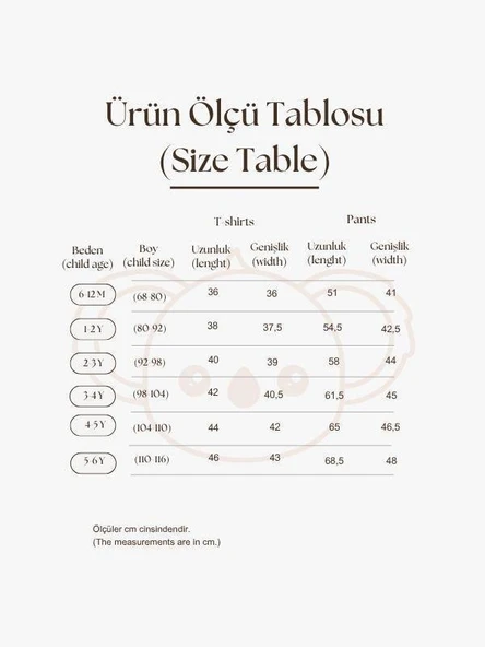 Limon Baskılı T-shirt Müslin Pantolon Takım - 4