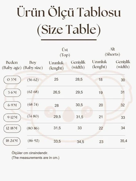 Renkli Çiçek Baskılı Waffle Şort Takım - Resim 3