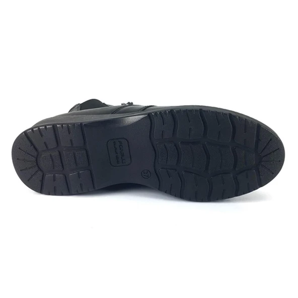 Forelli 22KB 25652 Anatomik Günlük Bayan Bot Siyah - Resim 4