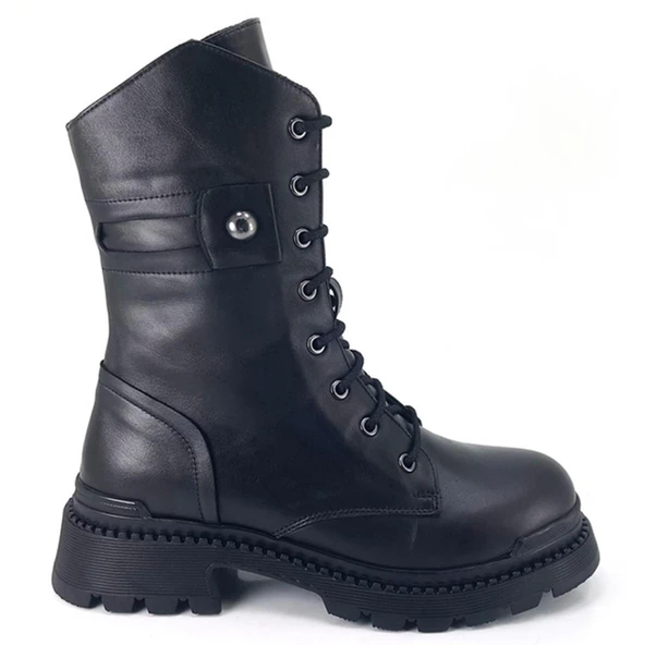 Albini 10024 22KB Günlük Bayan Bot Siyah - Resim 2