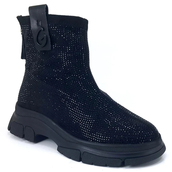 Guja 442 24KB Kadın Sneaker Günlük Bot Siyah ürün görseli 1