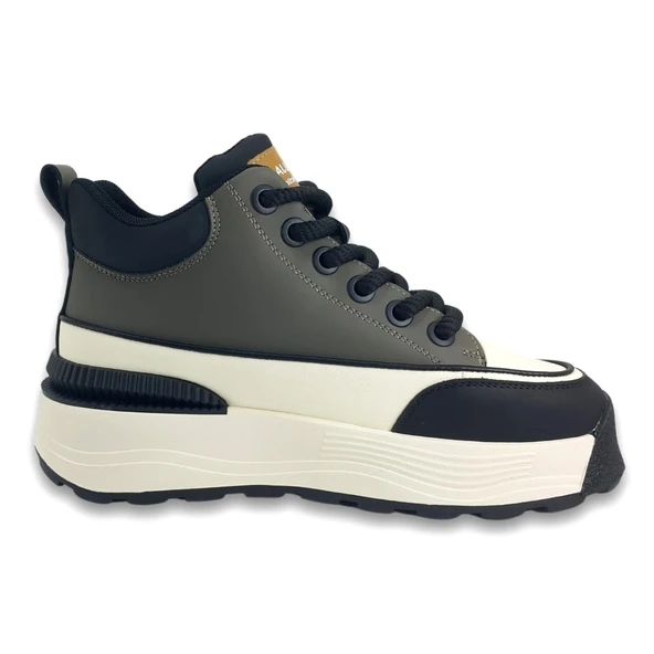 Guja 301 1 24KB Kadın Sneaker Günlük Bot Gri - Resim 3