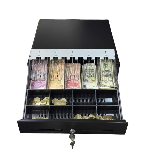 Metal Para Çekmecesi 5 gözlü Metal Mekanizma  CM-410