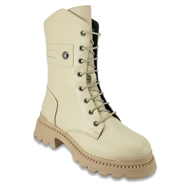 Albini 10024 22KB Günlük Bayan Bot Bej ürün görseli 1