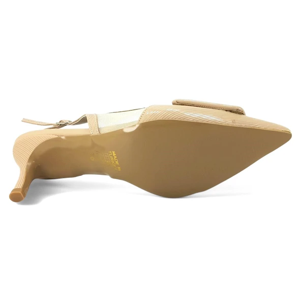 Beety 5629 25YA Kadın Günlük Ayakkabı Bej - Resim 4
