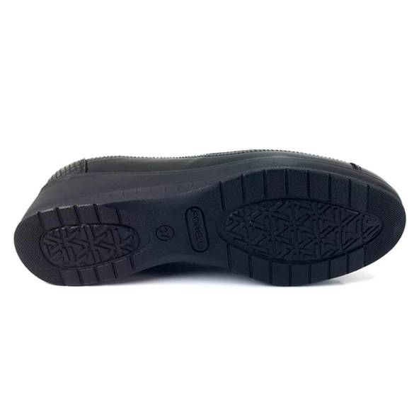 Forelli 57603 23KA Kadın Anatomik Günlük Ayakkabı Siyah - Resim 4