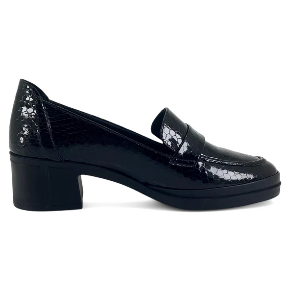 Beety 515 25YA Kadın Günlük Ayakkabı Siyah Rugan - Resim 3