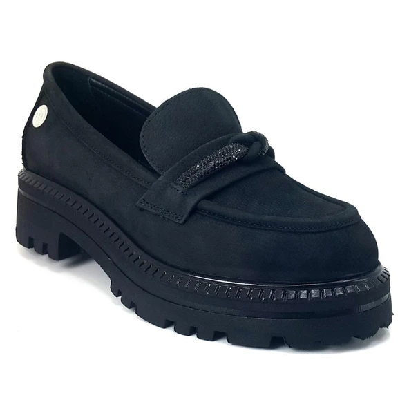 Mammamia 245 24KA Kadın Günlük Ayakkabı Siyah Nubuk ürün görseli 1