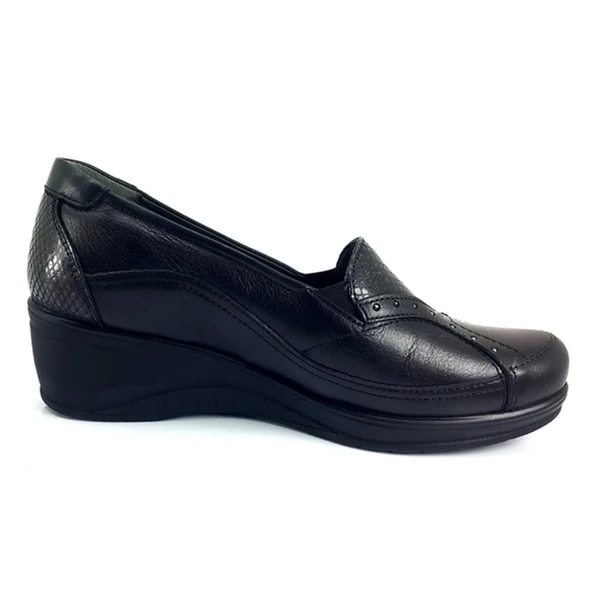 Forelli 57603 23KA Kadın Anatomik Günlük Ayakkabı Siyah - Resim 3