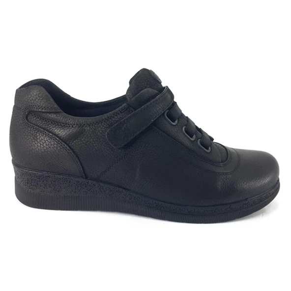 Mammamia 3190 22KA Günlük Bayan Ayakkabı Siyah Nubuk - Resim 2