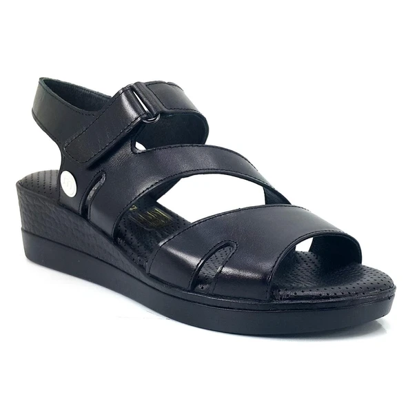 Mammamia 1815 24YS Kadın Günlük Sandalet Siyah ürün görseli 1