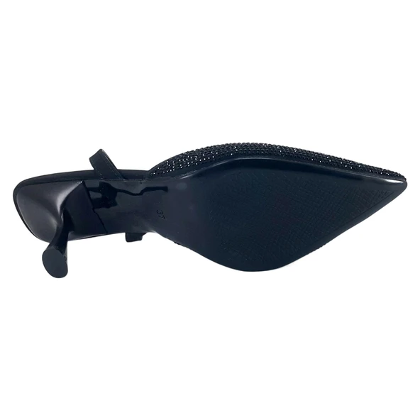 Beety 208 25YA Kadın Abiye Ayakkabı Siyah - Resim 4