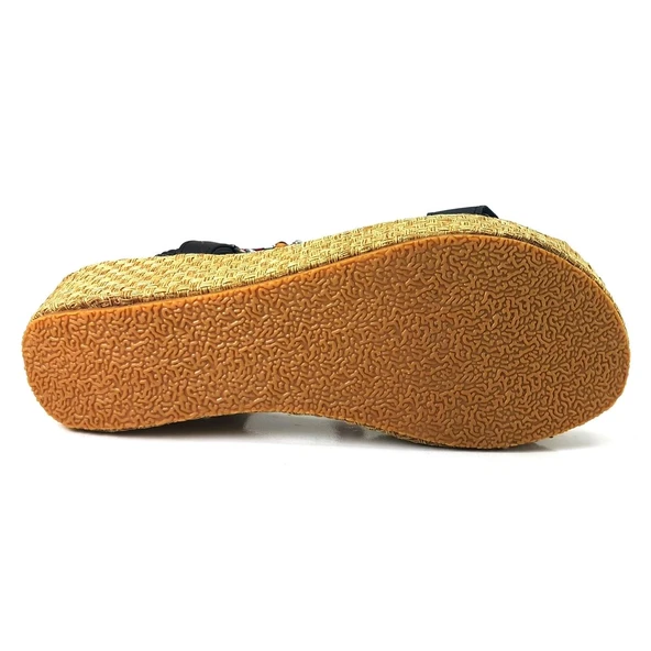 Guja 1551 24YS Kadın Günlük Sandalet Siyah - Resim 4