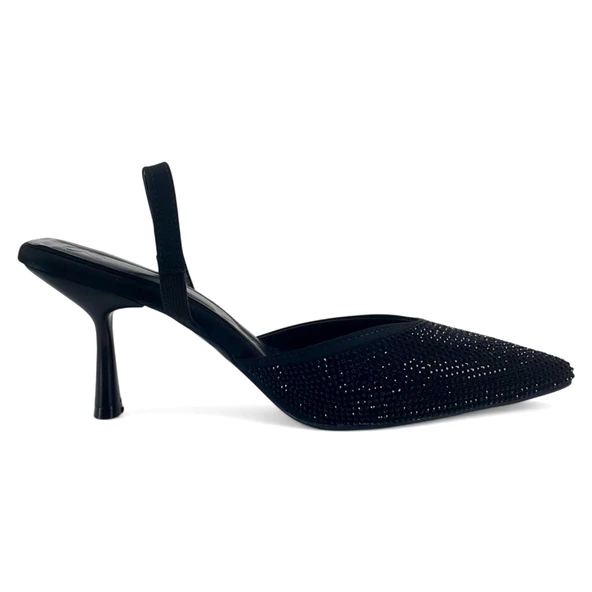 Beety 208 25YA Kadın Abiye Ayakkabı Siyah - Resim 3