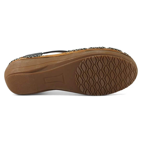 Venüs 25190245 25YS Kadın Günlük Sandalet Siyah - Resim 4