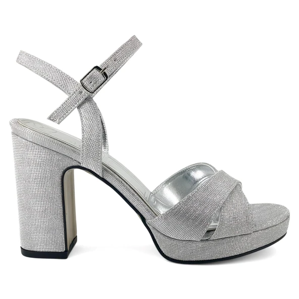 Beety 800 25YA Kadın Abiye Ayakkabı Lame - Resim 2