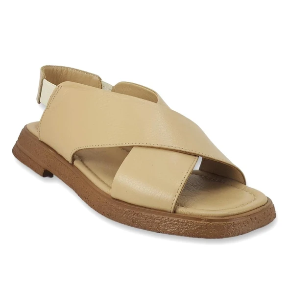 Albini 110503 24YS Kadın Günlük Sandalet Nude ürün görseli 1