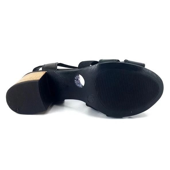 Venüs 1857227 25YS Kadın Günlük Sandalet Siyah - Resim 4