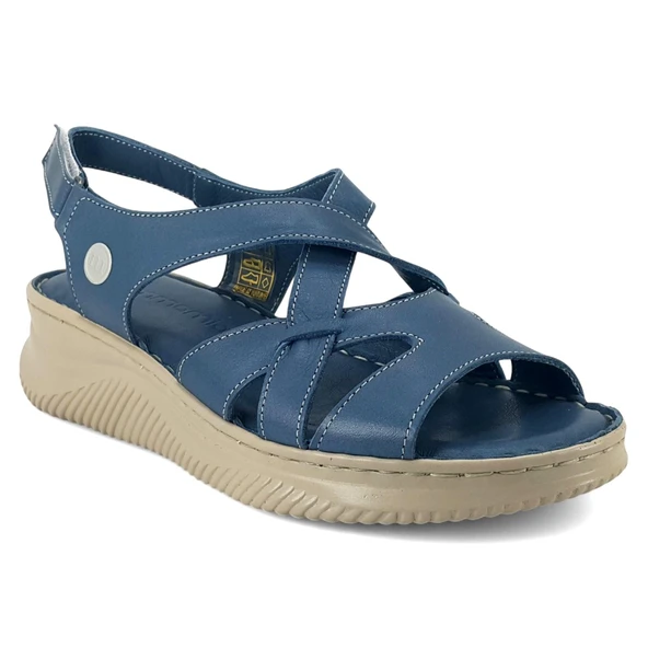 Mammamia 2370 25YS Kadın Günlük Sandalet Kot Mavi ürün görseli