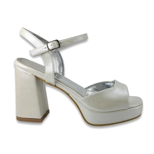 Beety 1008 24KA Kadın Abiye Ayakkabı Sedef - Resim 2