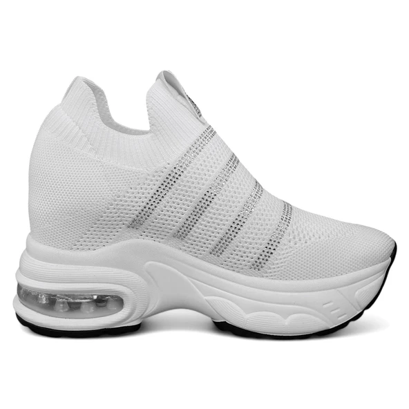 Guja 300 4 25YA Kadın Sneaker Günlük Ayakkabı Beyaz - Resim 3