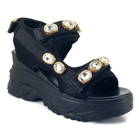 Guja 363 24YS Kadın Günlük Sandalet Siyah ürün görseli