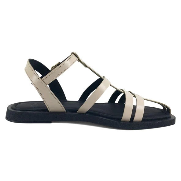 Beety 233 25YS Kadın Günlük Sandalet Vizon - Resim 3