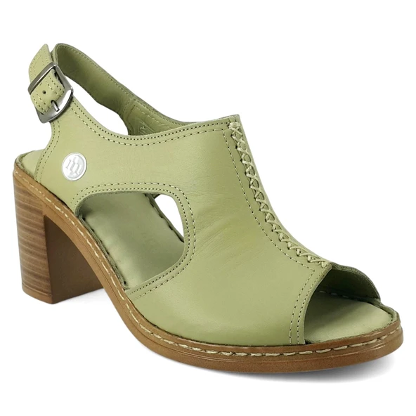 Mammamia 2405 25YS Kadın Günlük Sandalet Yeşil ürün görseli 1