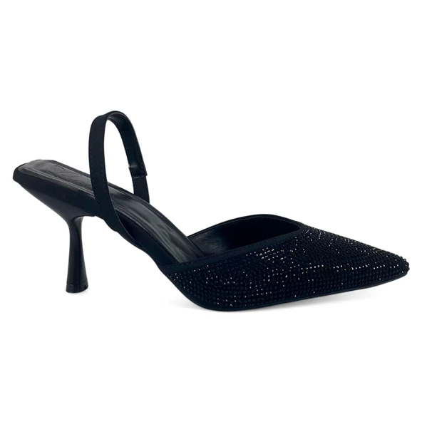 Beety 208 25YA Kadın Abiye Ayakkabı Siyah - Resim 2