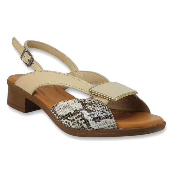 Venüs 24026020 24YS Kadın Günlük Sandalet Bej ürün görseli 1