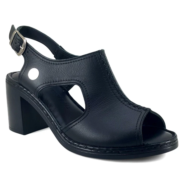 Mammamia 2405 25YS Kadın Günlük Sandalet Siyah ürün görseli 1