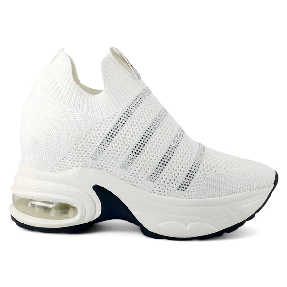 Guja 300 4 25YA Kadın Sneaker Günlük Ayakkabı Beyaz - Resim 2