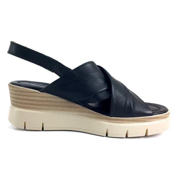 Mammamia 1910 24YS Kadın Günlük Sandalet Siyah - Resim 3