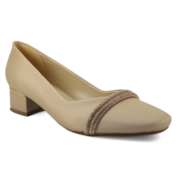 Beety 018 017 25YA Kadın Abiye Ayakkabı Nude ürün görseli 1