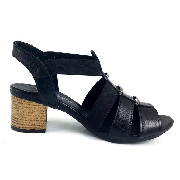 Venüs 1857227 25YS Kadın Günlük Sandalet Siyah - Resim 3